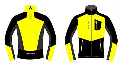 Превью  Куртка лыжная FISCHER Softshell Warm Черный/Лимонный
